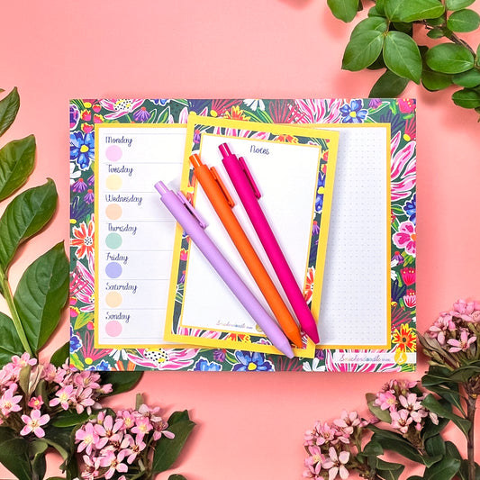 Bright Garden Floral • Weekly Planner