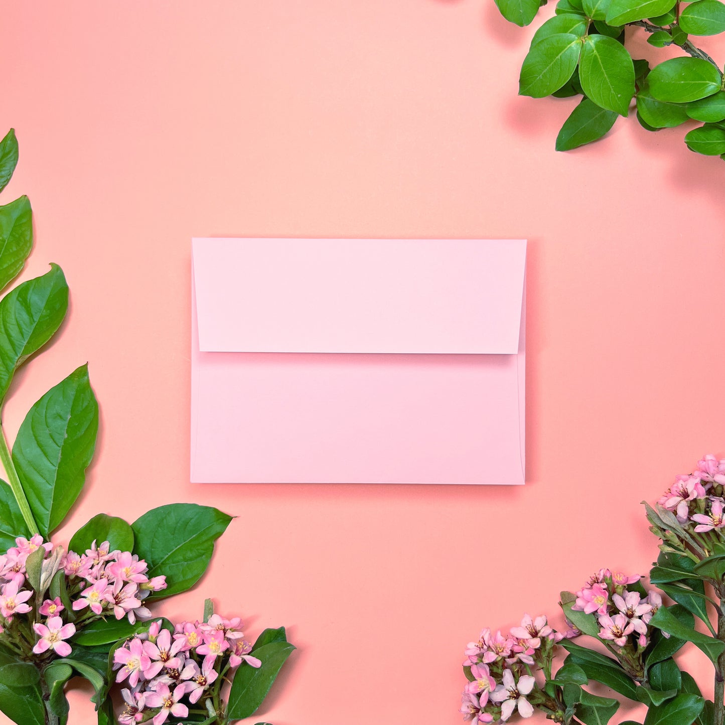 Bright Garden Floral Mini Stripe • Flat Notes