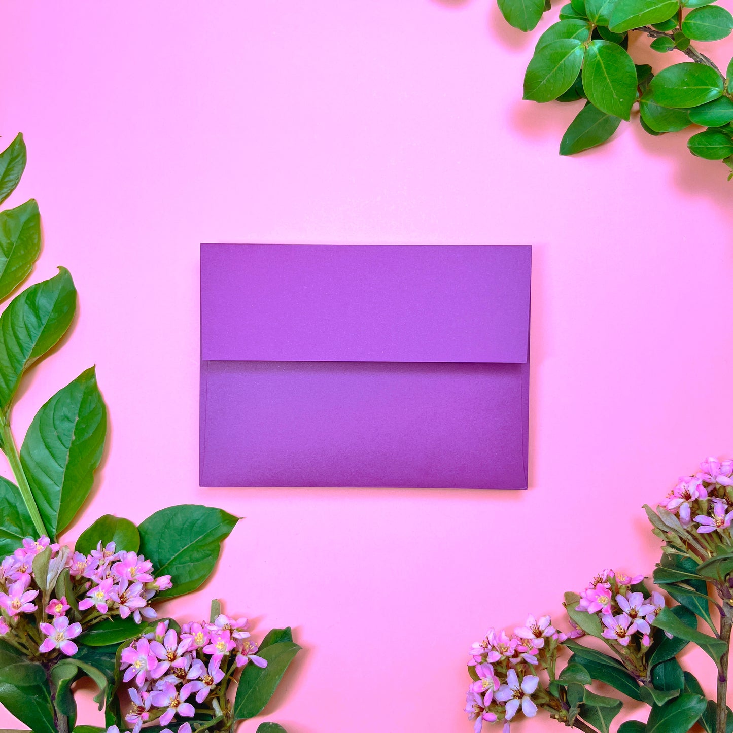 Bright Garden Floral Mini Stripe • Flat Notes