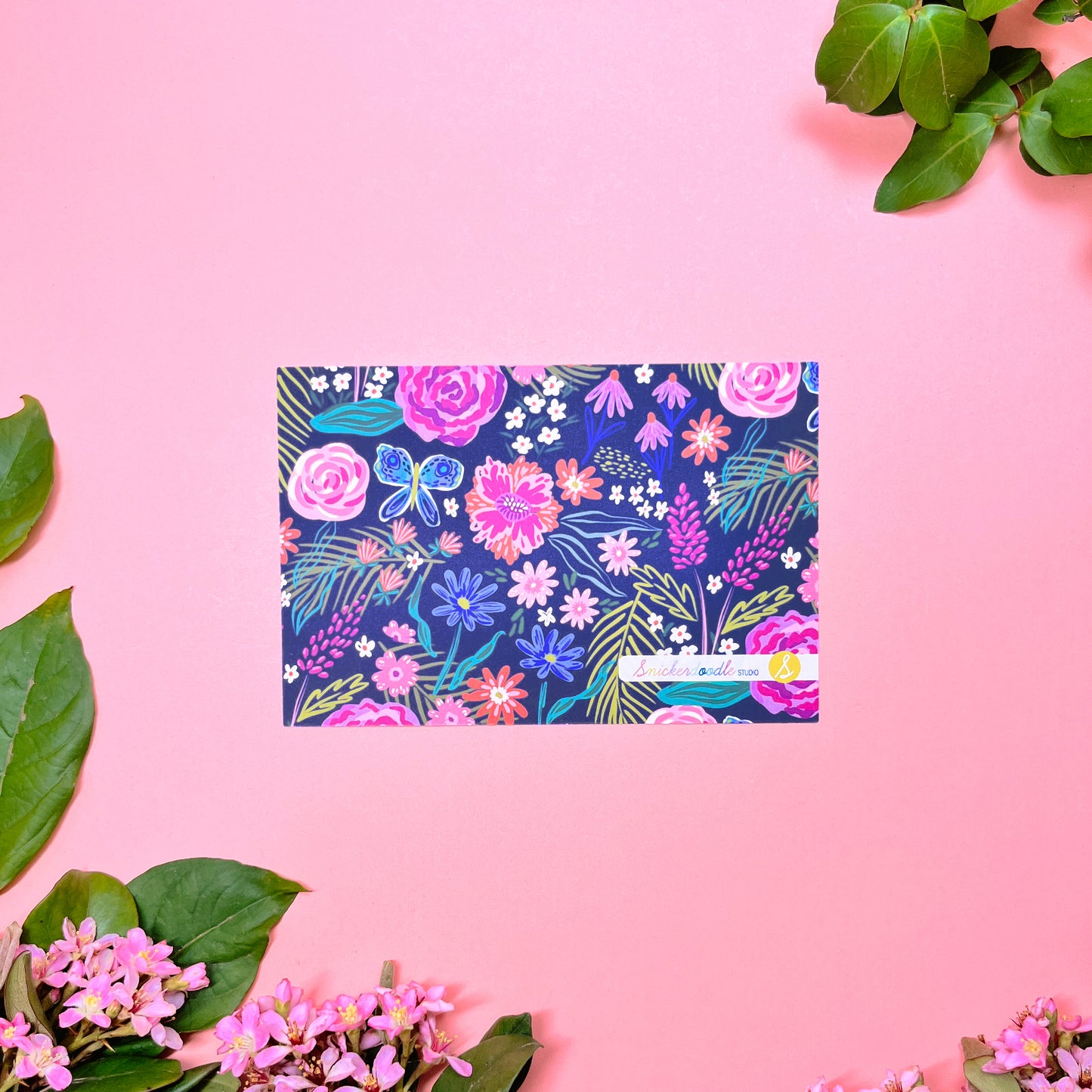 Summer Night Ruffle Frame • Flat Notes