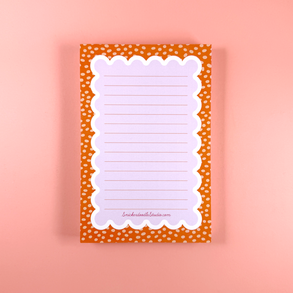 Orange Pebble • Memo Notepad