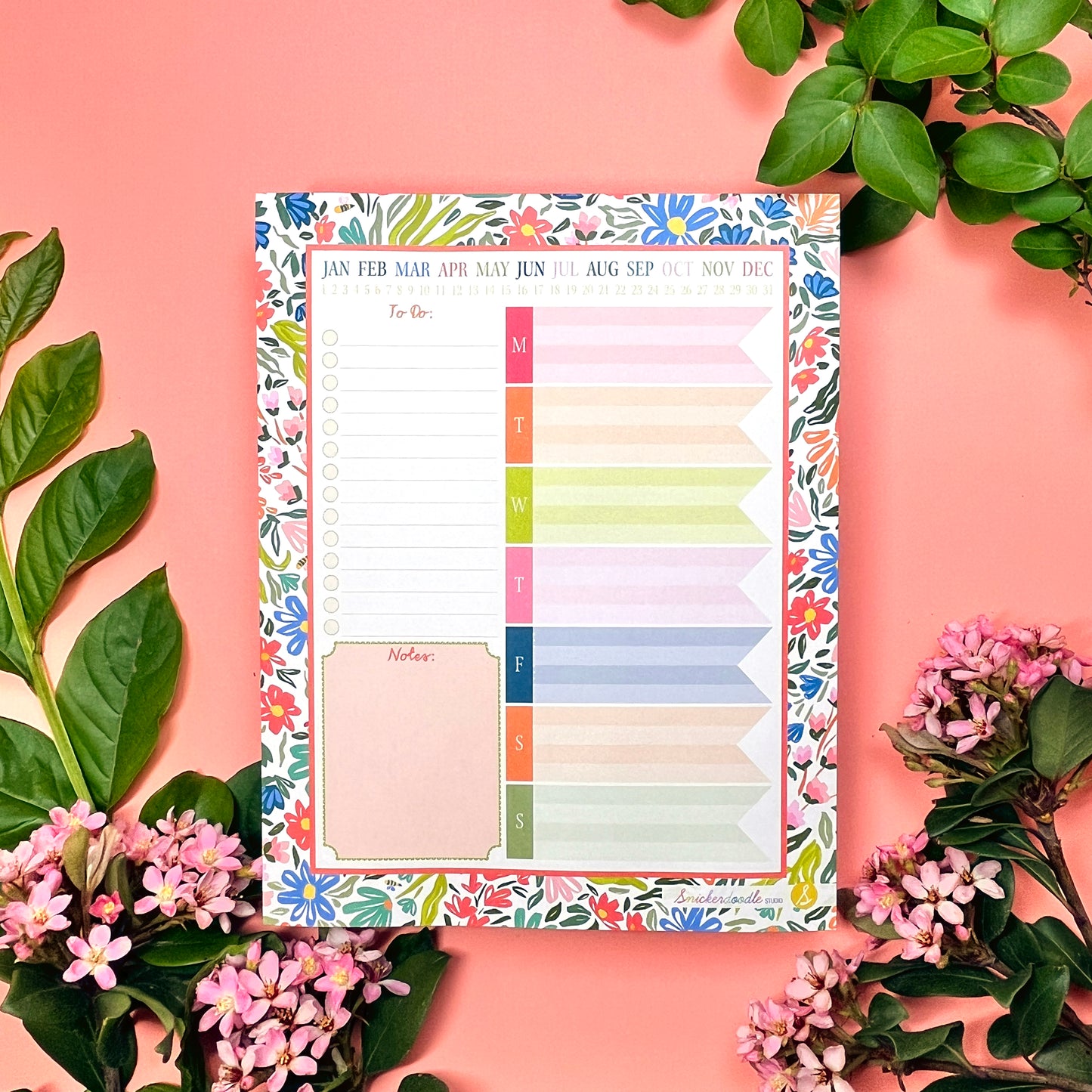 Bees & Blooms • Weekly Planner