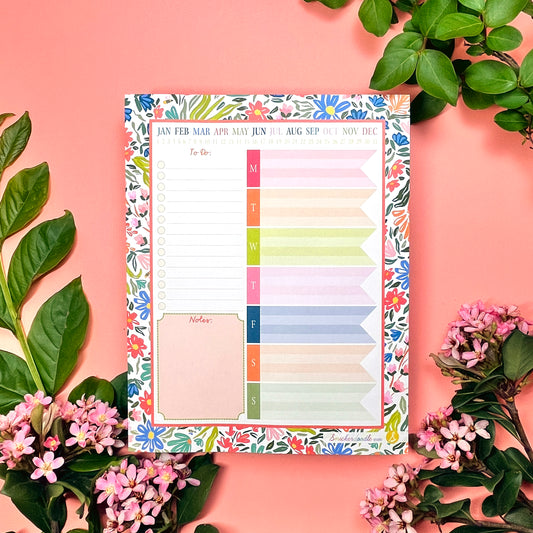 Bees & Blooms • Weekly Planner