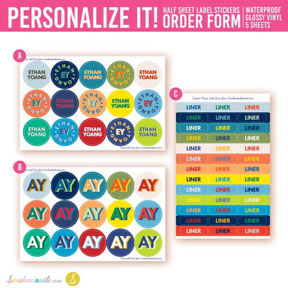 Custom Waterproof Sticker Labels