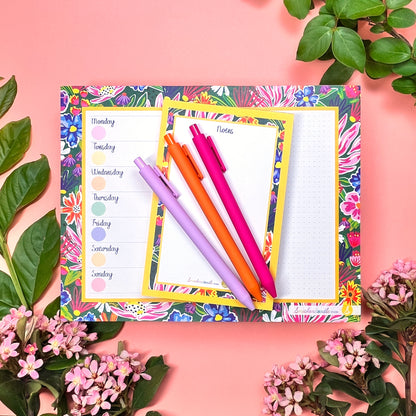 Bright Garden Floral • Memo Notepad