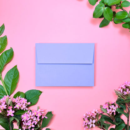 Lilac envelope color option