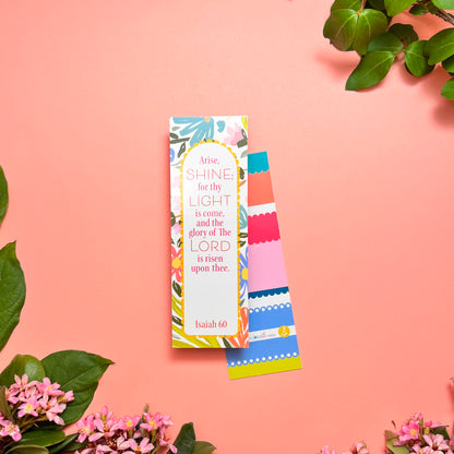 Bees & Blooms - Isaiah • Bible Verse Bookmarks