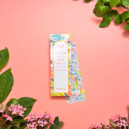 Bees & Blooms - Proverbs • Bible Verse Bookmarks