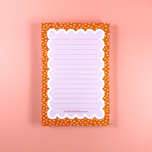 Orange Pebble • Memo Notepad