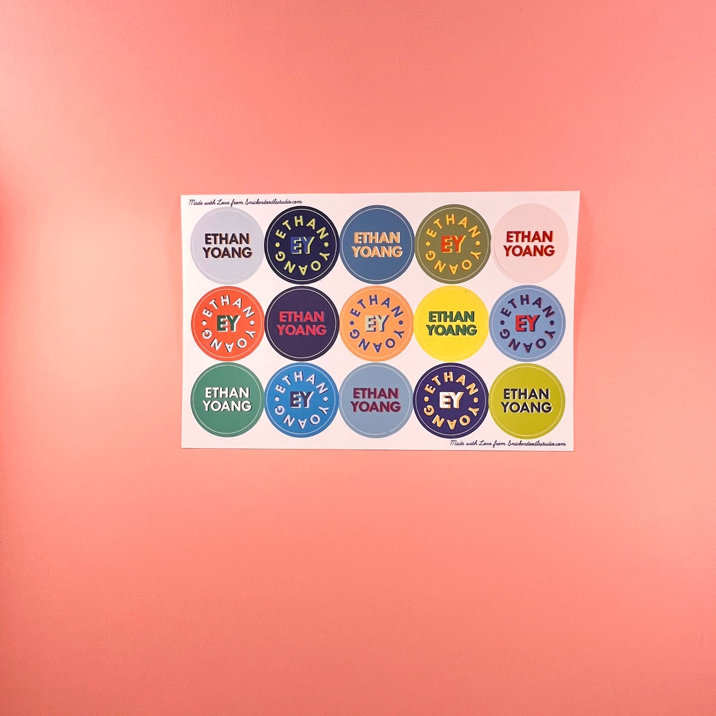 Custom Waterproof Sticker Labels