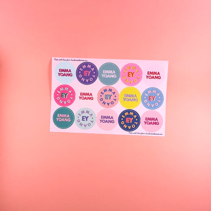 Custom Waterproof Sticker Labels